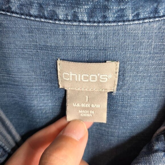 Chico's Tunic Womens 1 (8/10) - Picture 6 of 7